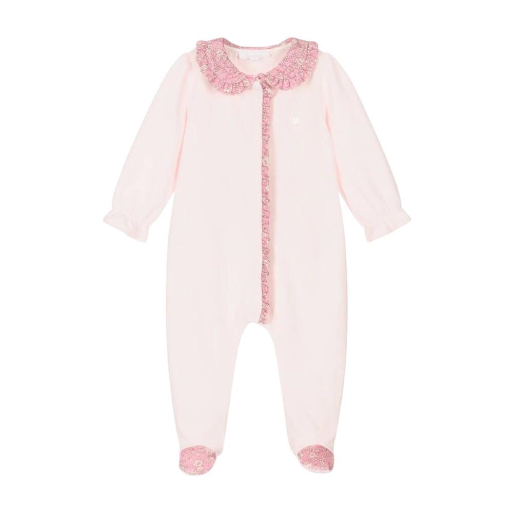 NEW PATACHOU baby girl's knit footie in pink